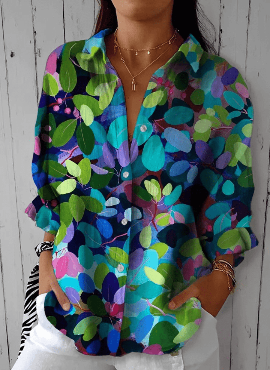 Gretta | Soft Chic Button-Up Shirt