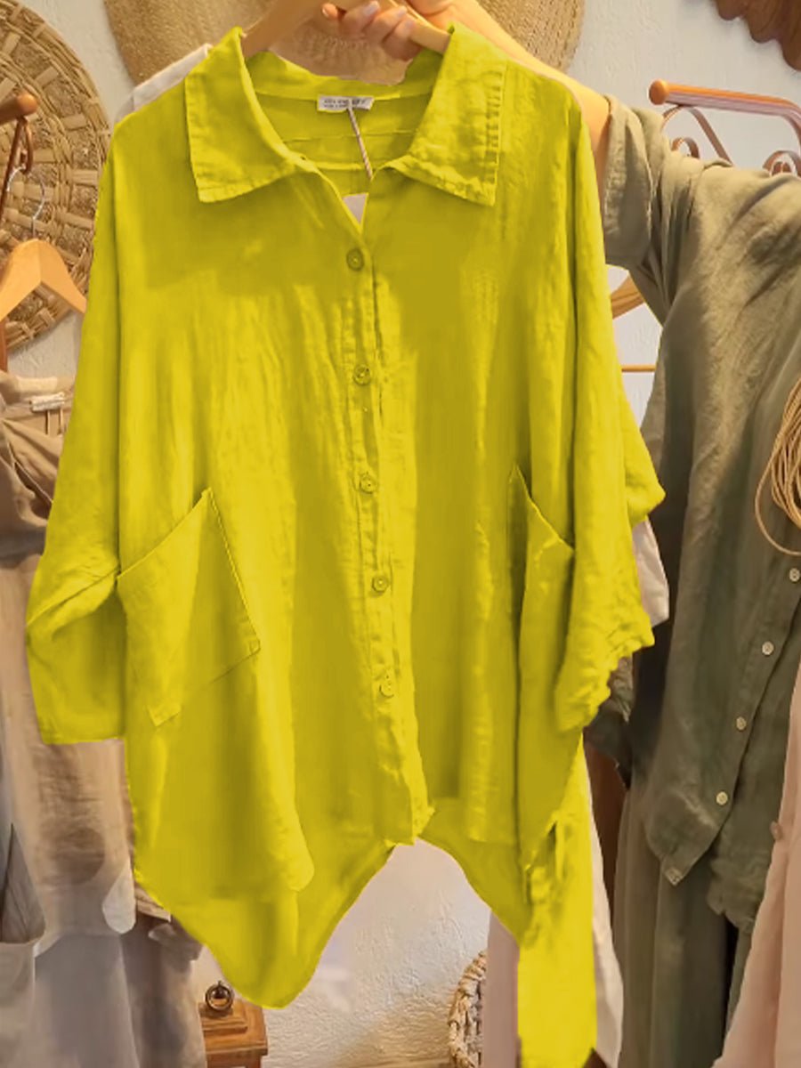Lineth | Casual Buttoned Blouse