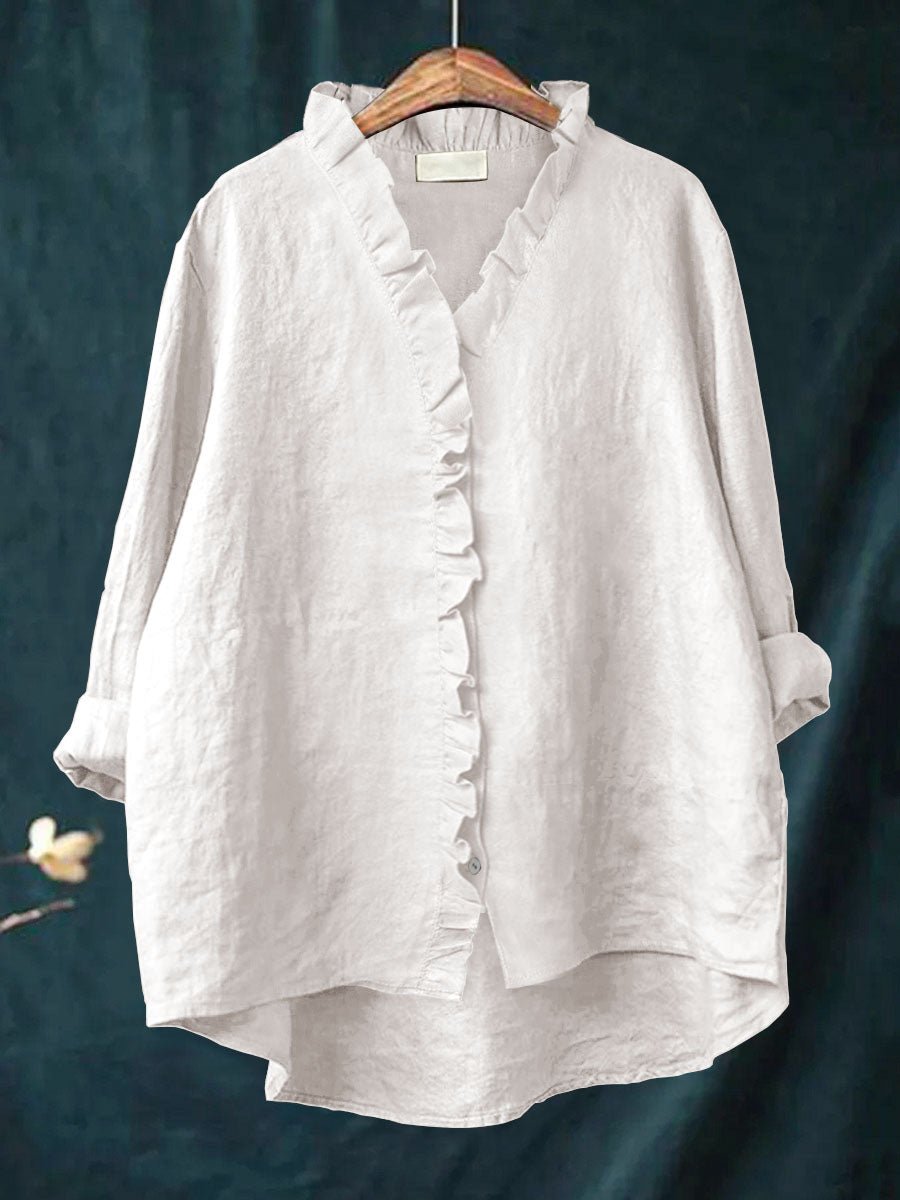 Rica | Retro Ruffle Blouse